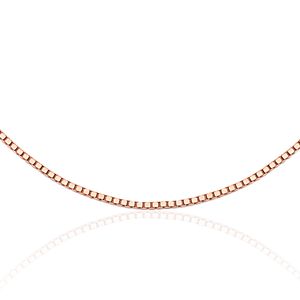 Corrente Malha Veneziana em Ouro Rosé 18k - 45 cm
