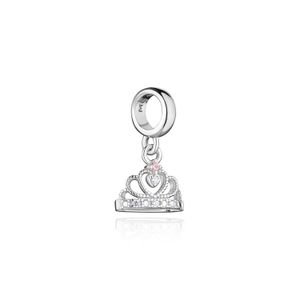 Charm Coroa Cravejado em Prata 925
