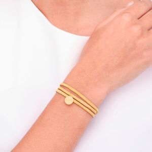 Pulseira ALEGRIA em Ouro Amarelo 60.00(CM)