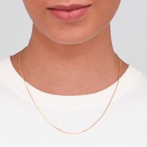 Corrente Malha Veneziana em Ouro Amarelo 18k - 45 cm