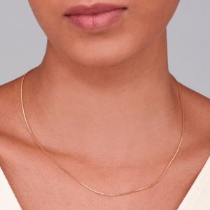 Corrente Malha Veneziana em Ouro Amarelo 18k - 45 cm