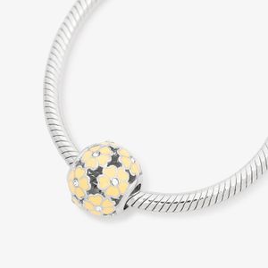 Charm Flores Cravejado em Prata 925