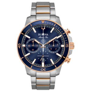 Relógio Bulova Masculino Marine Star em Aço Bicolor 98B301N