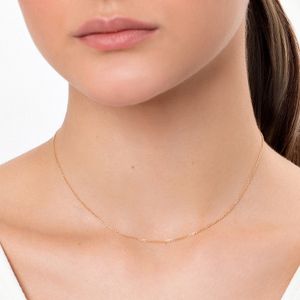 Corrente Malha Elo Portugueses em Ouro Amarelo 18k - 37 cm