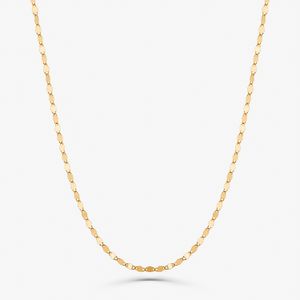 Corrente Malha Piastrinni em Ouro Amarelo - 40 cm