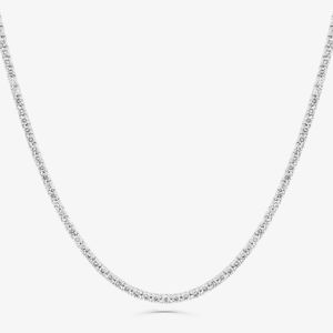 Colar Riviera com 216 pontos de Diamantes em Ouro Branco 18K - 43 cm