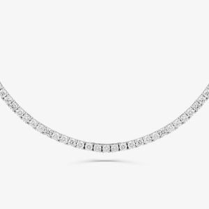 Colar Riviera com 704 pontos de Diamantes em Ouro Branco 18k - 42 cm