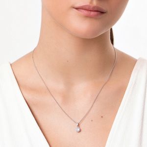 Colar Solitário com Topázio em Prata 925