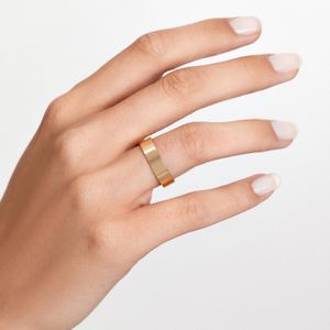 Aliança Anatômica em Ouro Amarelo 18k - 5 mm