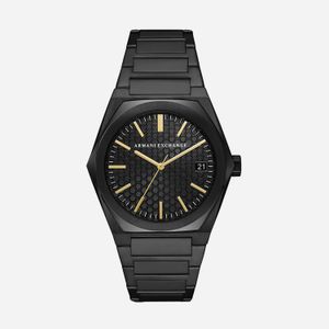 Relógio Armani Exchange Masculino em Aço Preto