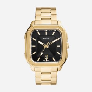 Relógio Fossil Inscription Masculino em Aço Dourado FS5932/1DN