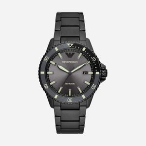 Relógio Emporio Armani Diver em Aço Preto AR11398