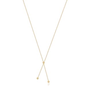 Colar Esfera em Ouro Amarelo 18k - 60 cm