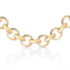 Corrente Malha Elo Portugueses em Ouro Amarelo 18k - 45 cm
