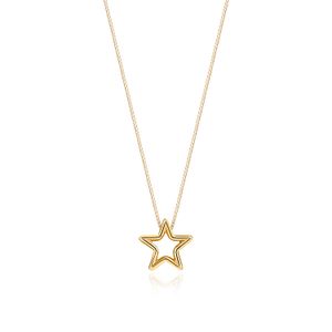 Pingente Estrela em Ouro Amarelo 18k