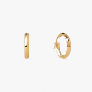 Brinco Argola em Ouro Amarelo 18k -15 mm