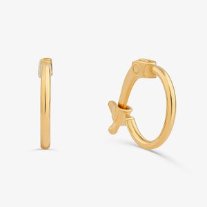 Brinco Argola em Ouro Amarelo 18k - 7mm