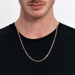 Corrente Malha Piastrinni em Ouro Amarelo 18k - 60 cm