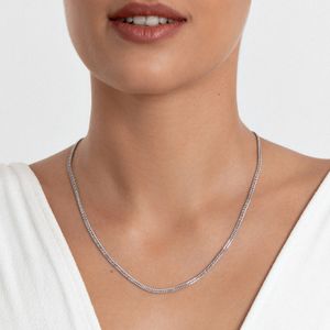 Corrente Malha Groumet em Prata 925 - 50 cm