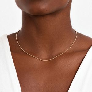 Corrente MALHA POPCORN em Ouro Amarelo 18k - 40cm