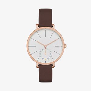 Relógio Skagen Feminino em Couro Marrom