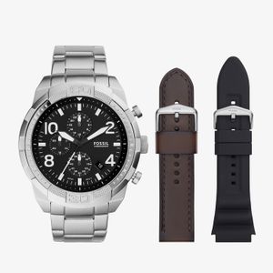 Relógio Fossil Masculino em Aço com Pulseiras Extras FS5968SET/1KN