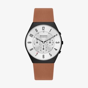 Relógio Skagen Masculino em Couro Marrom SKW6823B1