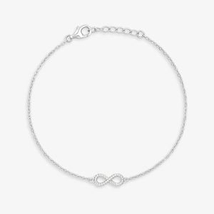 Pulseira Infinito em Prata 925