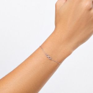 Pulseira Infinito em Prata 925