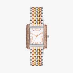 Relógio Michael Kors Emery Feminino em Aço Tricolor e Cristais MK4744/1KN