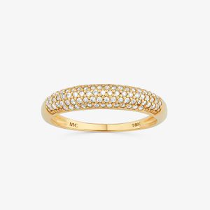 Anel com Diamante em Ouro Amarelo 18k