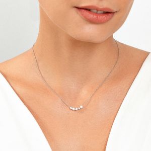 Colar com Pérola e Topázio em Prata 925
