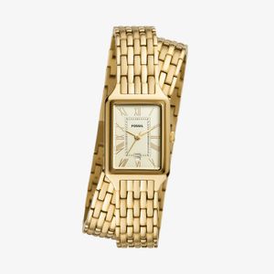 Relógio Fossil Feminino em Aço Dourado com Duas Voltas ES5302