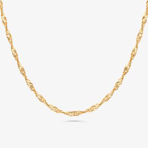 Corrente Singapura em Ouro Amarelo 18k -  45cm
