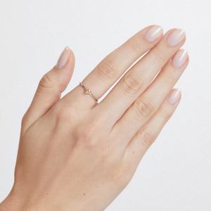 Anel Coração Cravejado em Prata 925