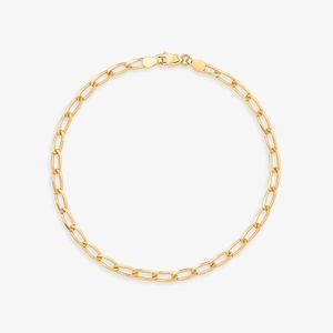 Pulseira Malha Groumet em Ouro Amarelo 18k - 19cm