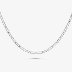 Corrente Malha Cartier em Ouro Branco 18K - 45 cm