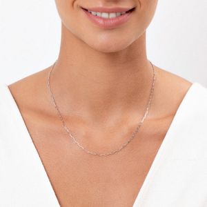 Corrente Malha Cartier em Ouro Branco 18K - 45 cm
