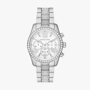 Relógio Michael Kors Feminino em Aço Prateado e Madrepérola MK7243/1KN