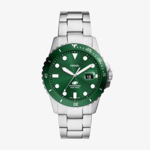 Relógio Fossil Masculino em Aço e Mostrador Verde FS6033/1KN