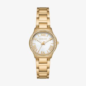 Relógio Michael Kors Feminino em Aço Dourado e Brilhos MK4822/1DN