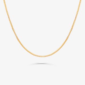 Corrente Malha Veneziana em Ouro Amarelo 18k - 60cm