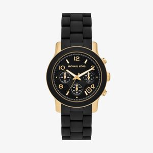 Relógio Michael Kors Feminino em Silicone Preto MK7385/2DN