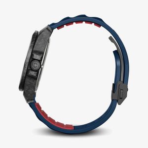 Relógio Victorinox Masculino I.N.O.X. Automatic com Caixa de Carbono em Silicone Azul e Canivete