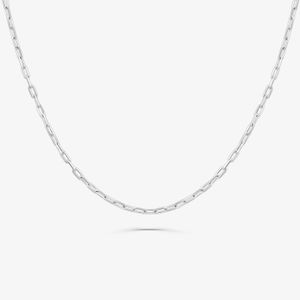 Corrente Malha Cartier em Ouro Branco 18k - 60cm