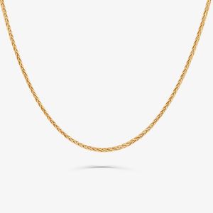 Corrente Malha Rabo de Raposa em Ouro Amarelo 18k - 45cm