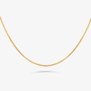 Corrente Malha Veneziana em Ouro Amarelo 18k - 50 cm