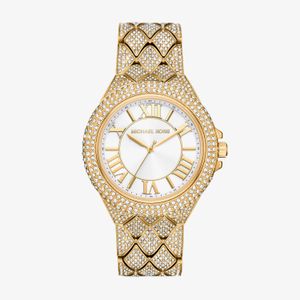 Relógio Michael Kors Feminino em Aço Dourado e Brilhos MK4800/1DN