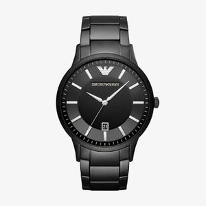 Relógio Emporio Armani Masculino Renato em Aço Preto AR11184B1