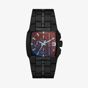 Relógio Diesel Masculino Cliffhanger Chrono em Aço Preto DZ4640B1